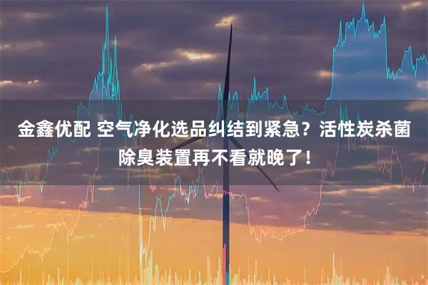 金鑫优配 空气净化选品纠结到紧急？活性炭杀菌除臭装置再不看就晚了！